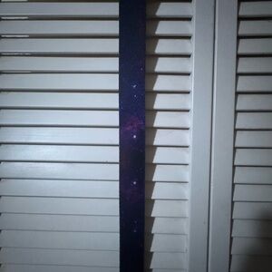 Purple Galaxy Print Belt